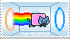 Nyan Cat Portal stamp